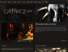 Tablet Screenshot of gothicz.net